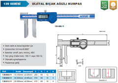 Dijital Bıçak Ağızlı Kumpas 139 Serisi
