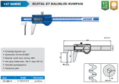 Dijital Et Kalınlığı Kumpası 137 Serisi
