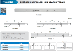 Derinlik Kumpasları İçin Uzatma Köprüsü