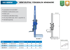 Mini Dijital Yükseklik Mihengiri 183 Serisi