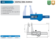 Dijital Kalınlık Kumpası 0-50mm