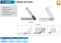 Dijital Açı Ölçer  821 Serisi