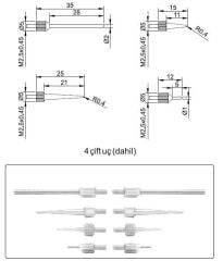 Değiştirilebilir Uçlu Dijital Kumpas 149 Serisi