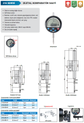 Dijital Komparatör Saati 216 Serisi