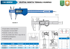 Dijital Nokta Temaslı Kumpas 138 Serisi