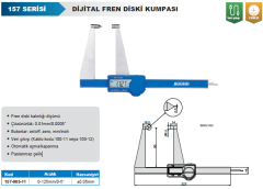 Dijital Fren Diski Kumpası 157 Serisi