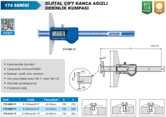 Dijital Çift Kancalı Derinlik Kumpası 174 Serisi