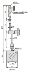 Üniversal Manyetik Stand 255mm