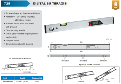 Dijital Su Terazisi 725 Serisi