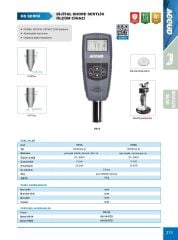 Dijital Shore D Sertlik Ölçüm Cihazı