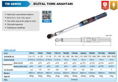 Dijital Tork Anahtarı TW Serisi