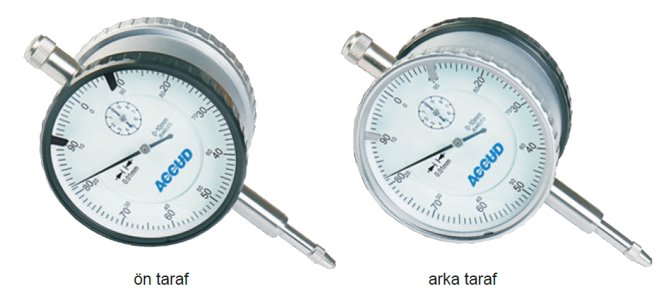 Çift Taraflı Komparatör Saati 10mm 233 Serisi
